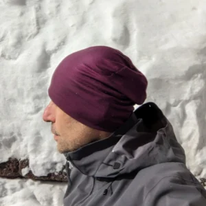 Deep fit merino Polartec beanie with a soft, breathable feel, perfect for everyday warmth and comfort.