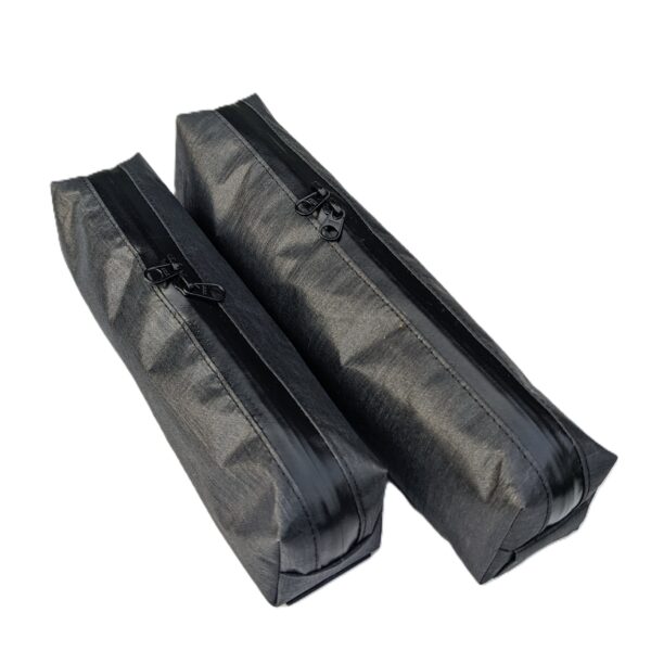 Simple and sleek bike top tube bag with clean design