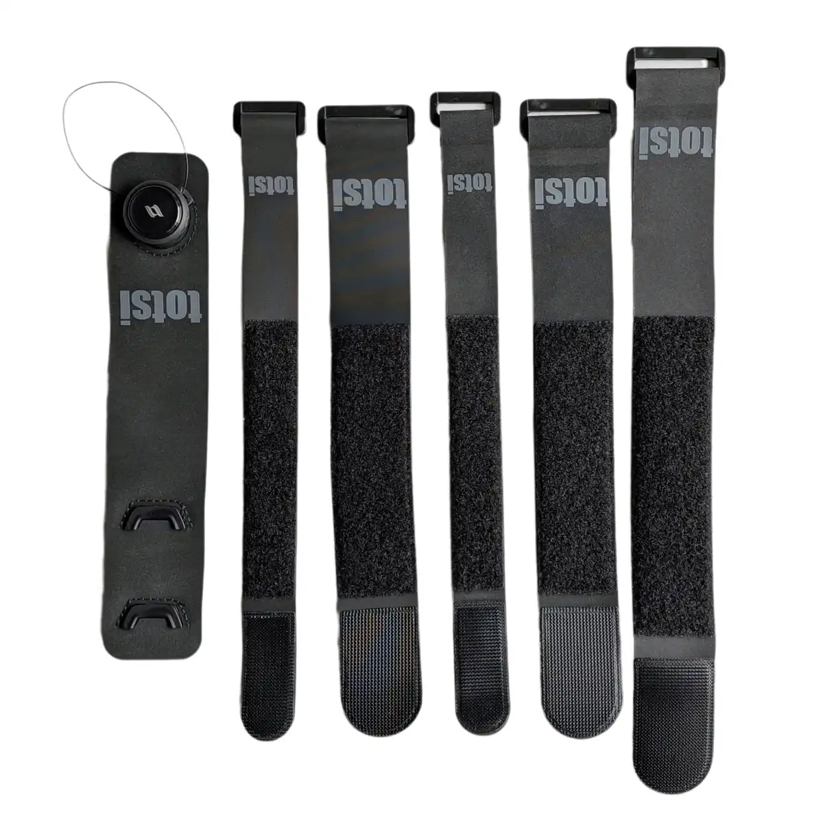 TPU, Hypalon strap and BOA style rotary dial attachment for precise saddle bag tightening